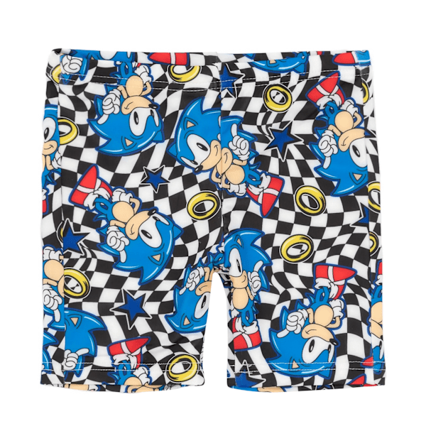 Sonic The Hedgehog Pojkar Ring Tvådelad Baddräkt 9-10 År Blå Blue/Black 9-10 Years