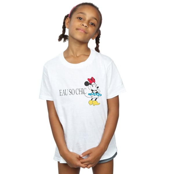 Disney Girls Minnie Mouse Eau So Chic Bomull T-shirt 12-13 år White 12-13 Years