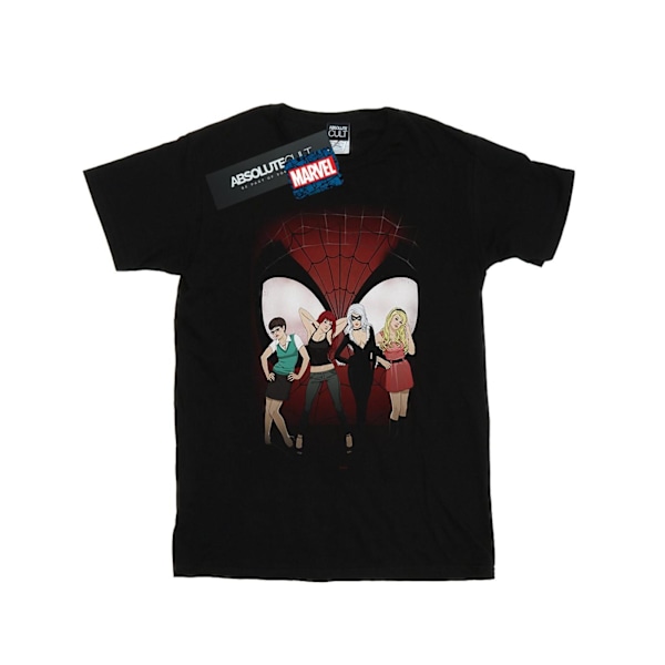 Marvel Mens Women Of Spider-Man T-shirt 3XL Svart Black 3XL