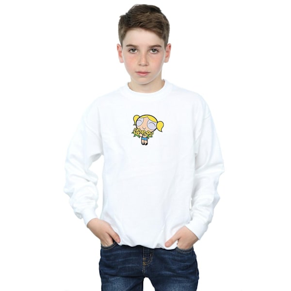 The Powerpuff Girls Pojks Sweatshirt 3-4 År Vit White 3-4 Years