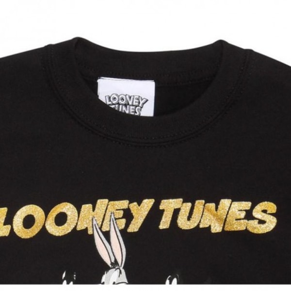 Looney Tunes Girls Group Stars Crop Sweatshirt 3-4 år Svart Black 3-4 Years