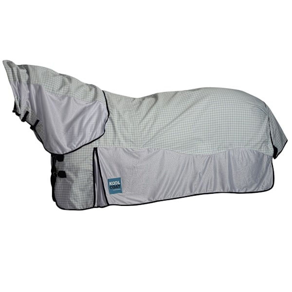Kool Coat Airstream III Combo Neck Rutig Hästtäcke 5´ White/Navy 5´