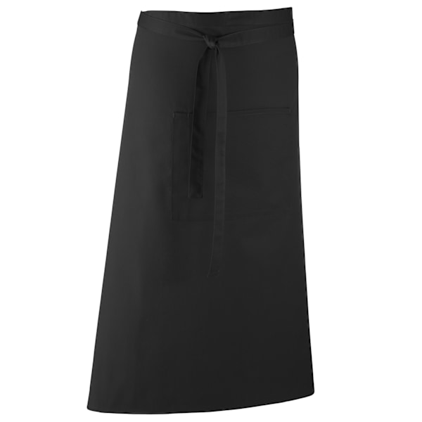 Premier Unisex Färger Bar Apron / Arbetskläder (Lång Continental S Black One Size