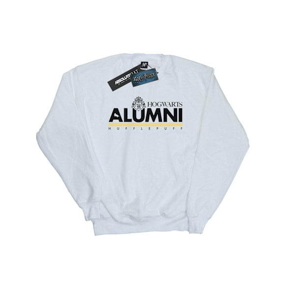 Harry Potter Flickor Hogwarts Alumni Hufflepuff Sweatshirt 9-11 År White 9-11 Years