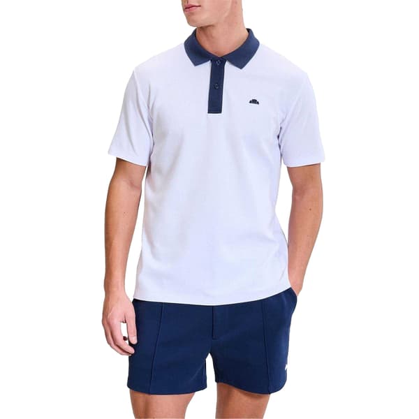 Ellesse Herr Vergo Pikétröja L Vit/Marinblå White/Navy L