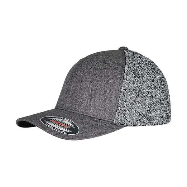 Flexfit Unisex Adult Melange Trucker Cap One Size Svart/Grå Black/Grey One Size