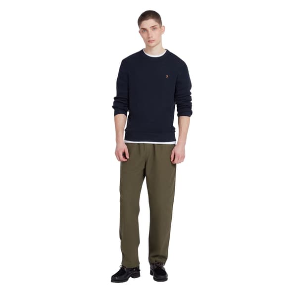 Farah Herr Rainhill Enfärgad Normal Tröja S True Navy True Navy S