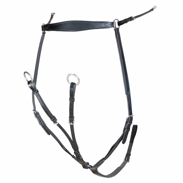 Velociti Rapida Läder Ergonomisk Hästbröstplatta X Full Svart Black X Full