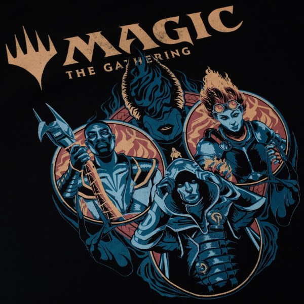 Magic The Gathering Mens Legends T-shirt L Svart Black L