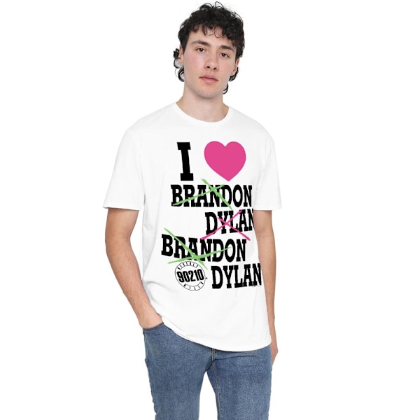 90210 Herr I Heart 90210 T-Shirt M Vit White M