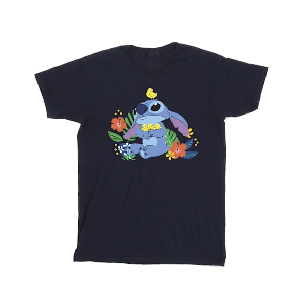 Disney Boys Lilo & Stitch Birds T-Shirt 5-6 år Marinblå Navy Blue 5-6 Years