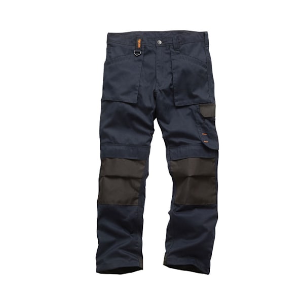 Scruffs Herr Arbetsbyxor 40R Marinblå Navy 40R