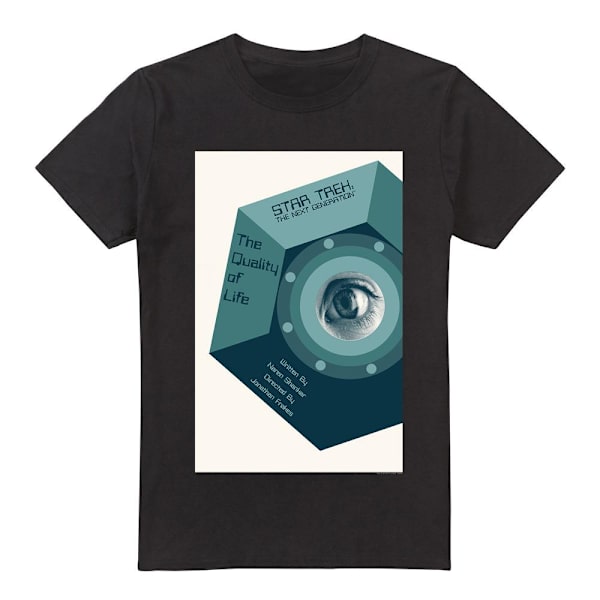 Star Trek Herr The Next Generation Säsong 6 Avsnitt 9 T-Shirt X Black XL