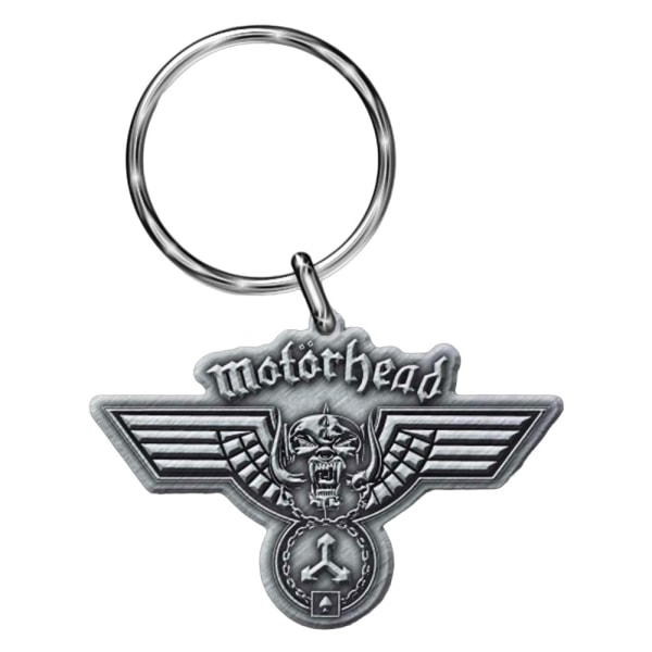 Motorhead Hammered Die Cast Nyckelring One Size Silver Silver One Size