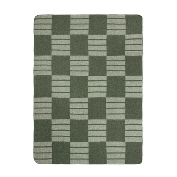 Yard Harlech Vävd Vändbar Pläd 130cm x 180cm Moss Moss 130cm x 180cm