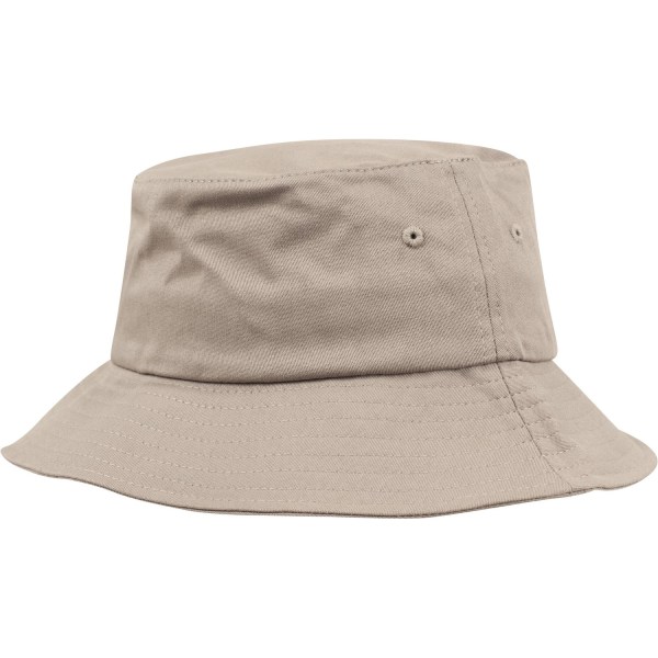 Flexfit By Yupoong Adults Unisex Cotton Twill Bucket Hat One Si Khaki One Size