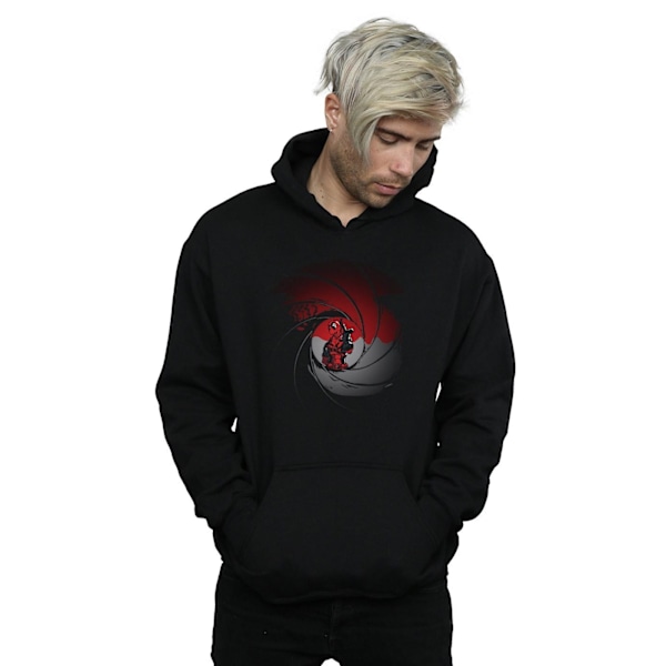 Marvel Deadpool Gun Barrel Hoodie 3XL Svart Black 3XL