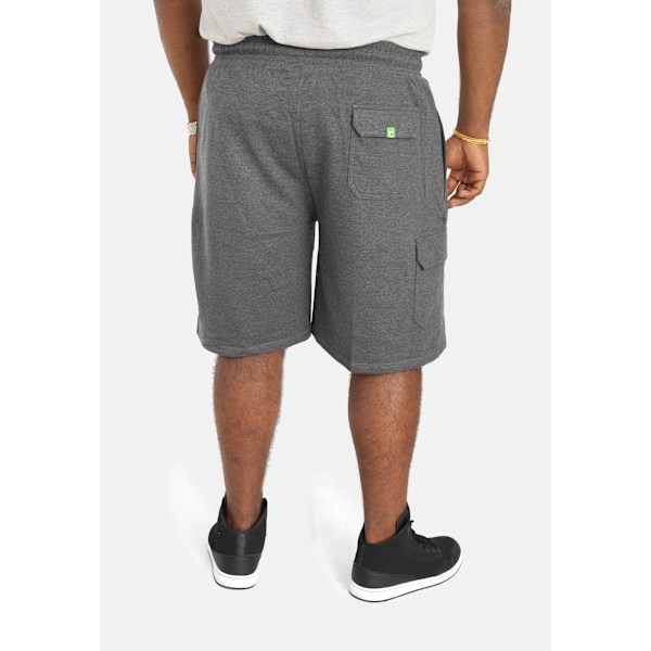 Duke Herr D555 John Cotton Lättvikts Kingsize Cargo Shorts 4X Grey 4XL