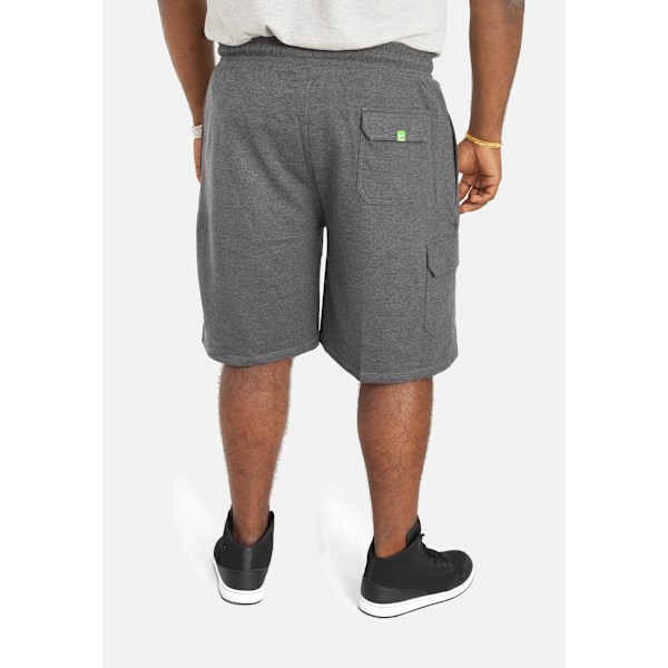 Duke Herr D555 John Cotton Lättvikts Kingsize Cargo Shorts 5X Black 5XL