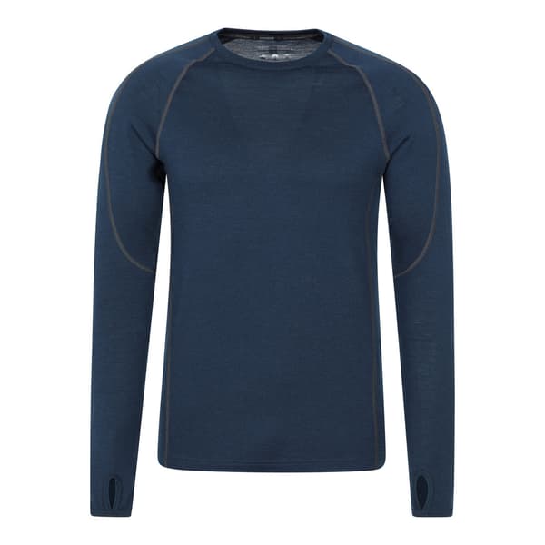 Mountain Warehouse Herr Asgard Merino Ull Underställ Set 4XL D Dark Blue 4XL