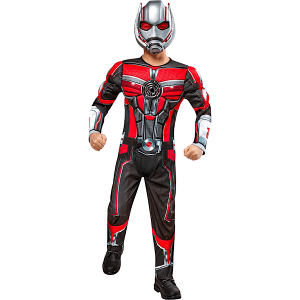 Ant-Man Barn/Barn Deluxe Kostym 3-4 År Röd/Svart/Silver Red/Black/Silver 3-4 Years