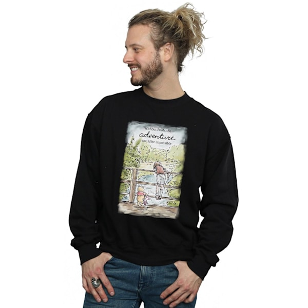 Disney Winnie The Pooh Adventure Sweatshirt L Svart Black L