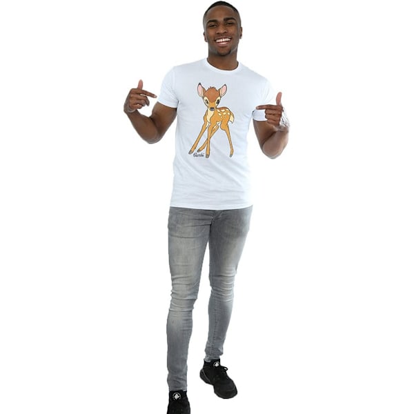 Bambi Klassisk Bomull T-shirt S Vit White S