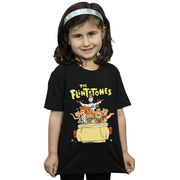 The Flintstones Girls The The Ride Bomull T-shirt 12-13 År B Black 12-13 Years