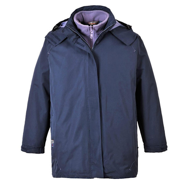 Portwest Dam/Damer Elgin 3 i 1 Jacka XS Marinblå Navy XS
