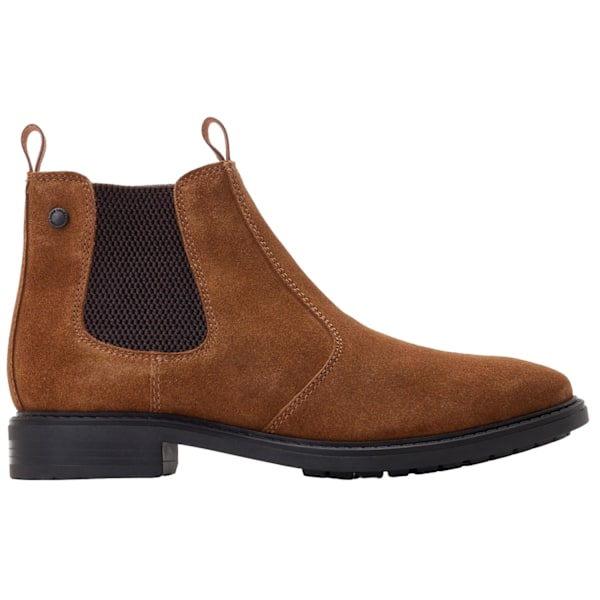 Base London Mens Nelson Suede Chelsea Boots 9 UK Cognac Cognac 9 UK