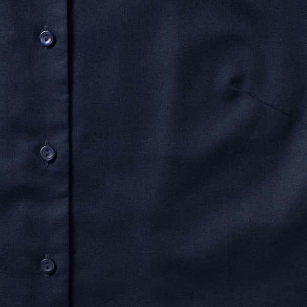 Russell Collection Dam Kortärmad Lättskött Oxford Bright Navy S