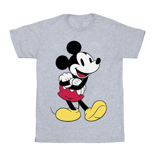 Disney Boys Mickey Mouse Classic Mickey T-shirt 5-6 år Sport Sports Grey 5-6 Years