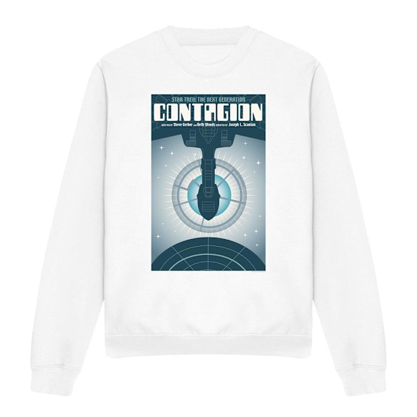 Star Trek Unisex Vuxen The Next Generation Säsong 2 Avsnitt 11 White XL