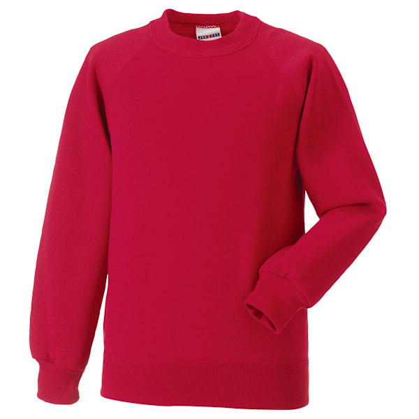 Jerzees Schoolgear Barn Raglanärm Sweatshirt (2-pack) Classic Red 7-8