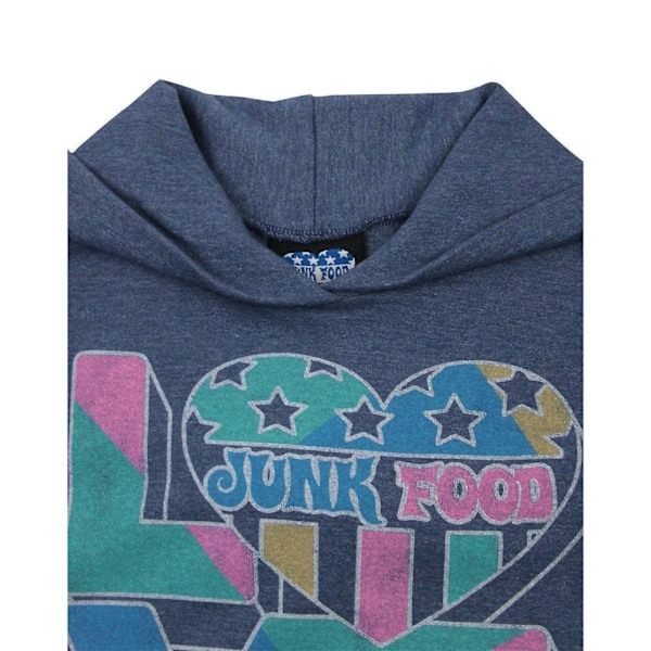 Junk Food Damkläder/Damer Älskar Junk Food Hoodie S Blå Blue S