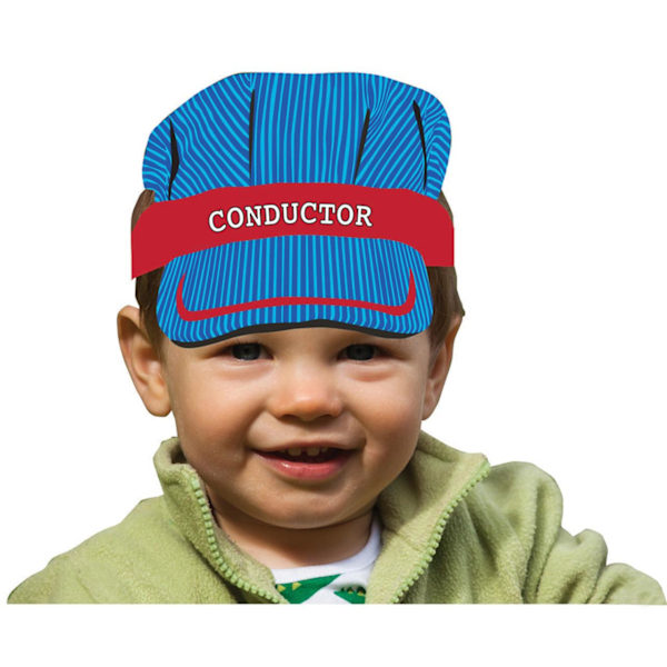 Kreativt party All Aboard tåghuvudband (8-pack) One Size B Blue/Red One Size