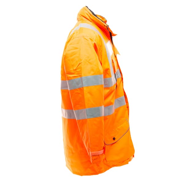 Yoko Varseljacka Multifunktionell Andningsbar & Vattentät 7-I-1 Jacka Hi Vis Orange S