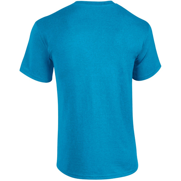 Gildan Herr T-shirt i tung bomull med korta ärmar M Heather Sapphi Heather Sapphire M