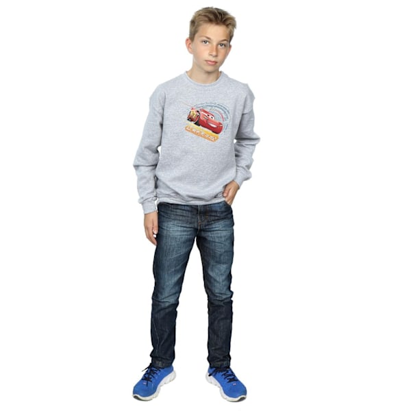 Disney Boys Cars Lightning McQueen Sweatshirt 12-13 år Sport Sports Grey 12-13 Years