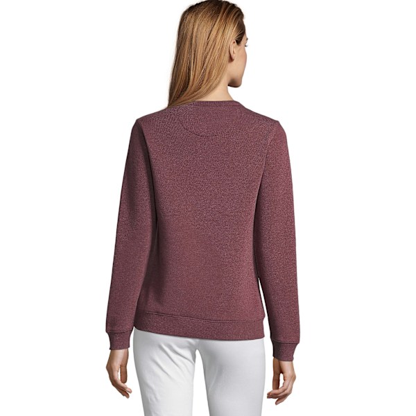 SOLS Dam/Kvinnor Sully Heather Sweatshirt S Ox Blood Ox Blood S