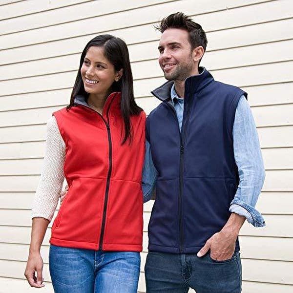 Result Core Soft Shell Bodywarmer Jacka för Herr 3XL Marinblå Navy Blue 3XL