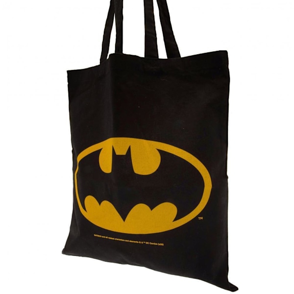 Batman Canvas Tote Bag One Size Svart/Gul Black/Yellow One Size