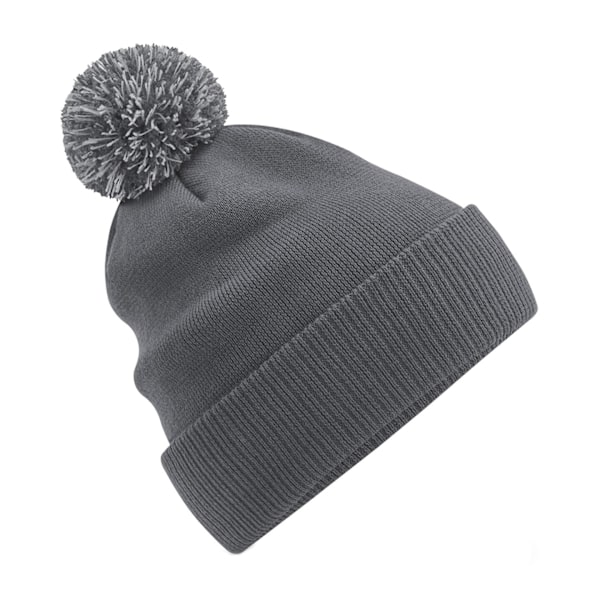 Beechfield Snowstar Recycled Beanie One Size Graphite Grey/Ligh Graphite Grey/Light Grey One Size