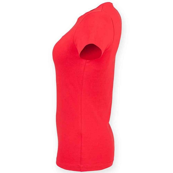 SF Dam/Kvinnor Feel Good Heather Stretch T-Shirt XS Röd Red XS