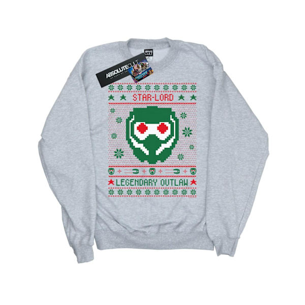 Marvel Boys Guardians Of The Galaxy Vol. 2 Star Lord Fair Isle Navy Blue 9-11 Years
