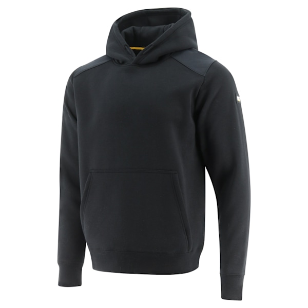 Caterpillar Mens Essentials Hooded Sweatshirt L Svart Black L