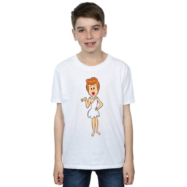 The Flintstones Boys Wilma Flintstone Classic Pose T-Shirt 5-6 White 5-6 Years