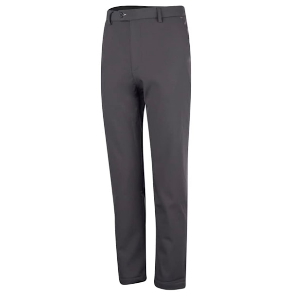 Island Green Herr Bondad Fleecefodrade Allvädersbyxor 36L Black 36L