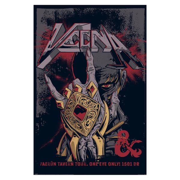 Dungeons & Dragons Comic Vecna Pappersaffisch 91,5 cm x 61 cm Multi Multicoloured 91.5cm x 61cm