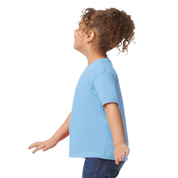 Gildan Barn/Barn Plain Bomull T-shirt 6 År Ljus Light Blue 6 Years